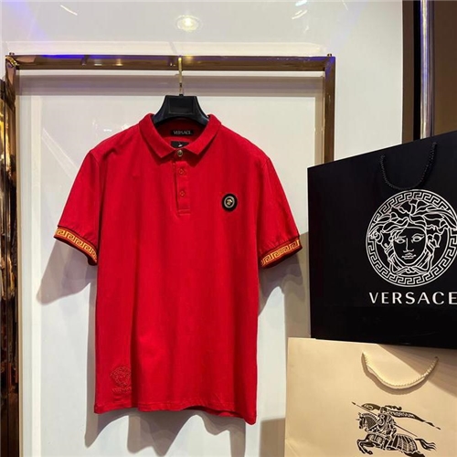 تی‌شرت مردانه سه دکمه وارداتی اصل ورساچه Versace