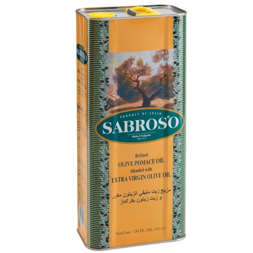 روغن زیتون مقدار 4 لیتری سابروسو SABROSO