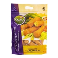 کراکت مرغ و پنیر 1 کیلویی پمینا