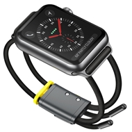 بند ساعت اپل واچ Baseus Lockable Rope Strap for AP Watch Series 3/4/5/6/SE 42mm/44mm LBAPWA4-BGY