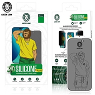 گلس تمام صفحه تمام چسب آیفون گرین لاین Apple iPhone 14 Pro Max Green Lion 3D Silicone Plus