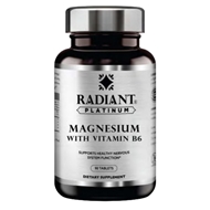 قرص منیزیم به همراه ویتامین ب6  Radiant Platinum بسته 90 عددی
