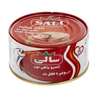 کنسرو ماهی در روغن با فلفل تند 180 گرمی سالی