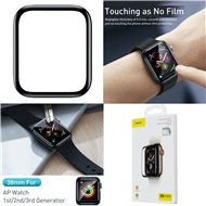 محافظ نانو تمام صفحه و خمیده اپل واچ Baseus Screen Protector Apple Watch 1 / 2 / 3 38mm SGAPWA4-E01