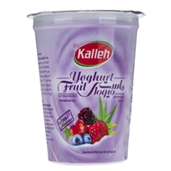 ماست میوه ای با طعم آلوورا و میوه های جنگلی 125 گرمی کاله