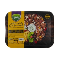 جوجه کباب ترکی گوشت و مرغ مقدار 400 گرمی پمینا