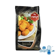 ناگت مرغ 70 درصد کاملا پخته شده منجمد 450 گرمی گوشتیران