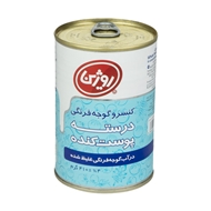 کنسرو گوجه فرنگی پوست کنده 410 گرمی روژین