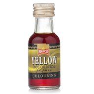 رنگ غذای زرد ناتکو NATCO مقدار 28 میل