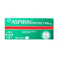 قرص آسپرین وارداتی Aspirin protect 100 بسته 30 عددی