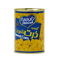 کنسرو ذرت شیرین 400 گرمی دلوسه