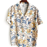 پیراهن مردانه آستین کوتاه هاوایی مراکش