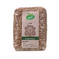 عدس ارگانیک مقدار 900 گرمی آبگینه