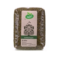 ماش سیاه ارگانیک مقدار 900 گرمی آبگینه