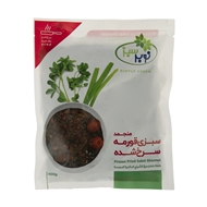 سبزی قورمه سرخ شده منجمد 400 گرمی نوبر سبز