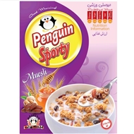 میوسلی ورزشی 375 گرمی پنگوئن