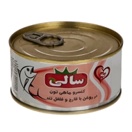 کنسرو تن ماهی با اسلایس قارچ و فلفل قرمز 180 گرمی سالی