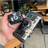 قاب‌ کمرا طرح دوربین فلش دار برای آیفون مدل 13 پرو