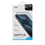 گلس آنتی بلوری یونیک برای گوشی آیفون 14 پرو مکس مدل UNIQ OPTIX VISION CARE iPhone 14 Pro Max