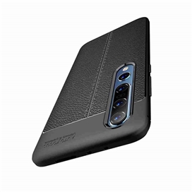 قاب محافظ ژله ای طرح چرم شیائومی Xiaomi Mi 10 / Mi 10 Proَ Auto Focus
