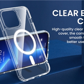 قاب جیتک آیفون 13 G-TECH SIROCCO CRYSTAL MAG Case iPhone 13