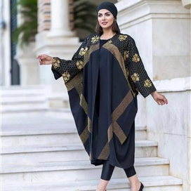 مانتو زنانه جنس کرسپو فری سایز