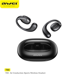 ایربادز اوی مدل Awei T80 Wireless Bluetooth OWS Air Conduction Earbuds