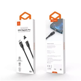 کابل مگنتی لایتنینگ به Type C مک دودو Mcdodo CA-8850 Magnetic Pro PD Data طول 1.2 متر توان 20 وات
