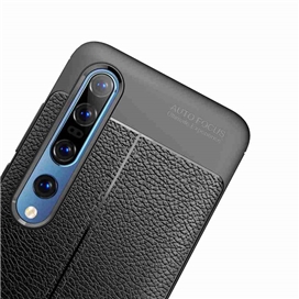 قاب محافظ ژله ای طرح چرم شیائومی Xiaomi Mi 10 / Mi 10 Proَ Auto Focus