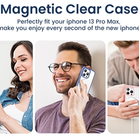 قاب جیتک آیفون 13 G-TECH SIROCCO CRYSTAL MAG Case iPhone 13