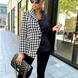 کت تک طرح ساده و پیچازی زنانه ترک اورجینال