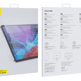 محافظ صفحه‌نمایش شیشه‌ای شفاف بیسوس Baseus SGBL021002 0.3mm glass iPad Pro/Air3 10.5 inch - iPad 7/8/9 10.2 inch