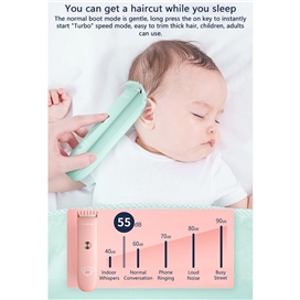 ماشین اصلاح موی سر شیائومی Xiaomi Enchen YOYO Baby Silent Smart Anti Card Hair Trimmer مخصوص کودکان