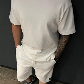 ست تیشرت و شلوارک مردانه پارچه مراکش