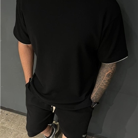 ست تیشرت و شلوارک مردانه پارچه مراکش