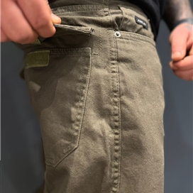 شلوار مردانه کارگو پارچه کتان بگ استایل