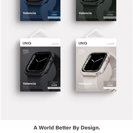 گارد محافظ اپل واچ UNIQ VALENCIA APPLE WATCH CASE 45/44MM