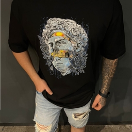 تیشرت مردانه سوپر پنبه چاپی ادمک