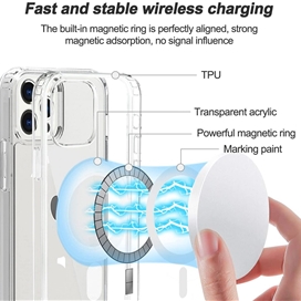 قاب جیتک آیفون 13 G-TECH SIROCCO CRYSTAL MAG Case iPhone 13
