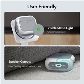 کاور ایرپاد 4 ESR AirPods 4 Orbit Hybrid Case (HaloLock)