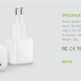 شارژر دیواری سریع انرژیا Energea AmpCharge Nano PD20 Wall Charger