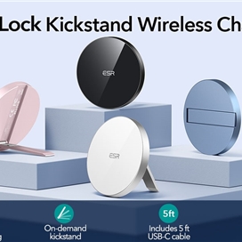 شارژر مگسیف استند دار ESR HaloLock Kickstand Magsafe Wireless Charger