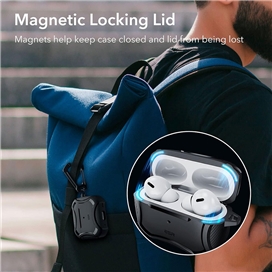 کاور مگسیف برای ایرپاد پرو 2 برند ESR مدل AirPods Pro (2022/23) Cyber Tough Case (HaloLock)