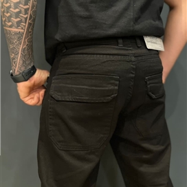 شلوار مردانه کارگو پارچه کتان بگ استایل