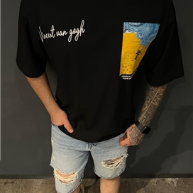 تیشرت مردانه سوپر پنبه طرح ماچینست