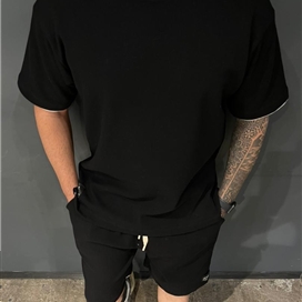 ست تیشرت و شلوارک مردانه پارچه مراکش