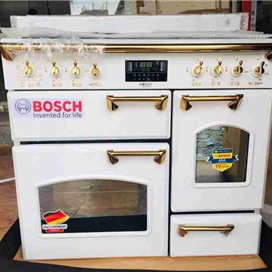 اجاق گاز استیل 4 فر بوش