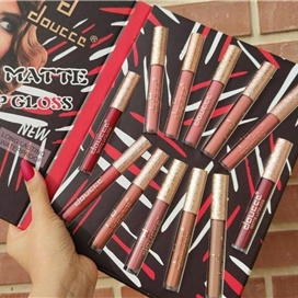 رژلب مایع 24 ساعته دوسه مدل کتابی پک 12 عددی