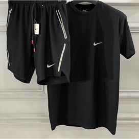 ست ورزشی تی شرت و شلوارک اسپرت مردانه نایک