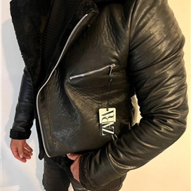 کاپشن مردانه چرم بوفالو بسیار گرم